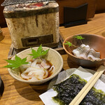 鯛めし 銀家 - 炙り　穴子とイカ