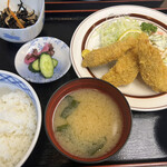 かきや - アジフライ定食
