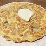 Spanish style potato omelet
