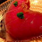 たかおか - 鰹。 本日の逸品。 香りの饗宴。