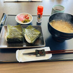 Seta Gorufu Kosu - 【朝食】
                        ■和風モーニングセット
                        ◎おにぎり、豚汁、漬け物