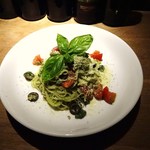 FILO - ツナとフルーツトマトの冷たいジェノバソースパスタ