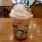 スターバックスコーヒー - ストロベリーフラペチーノ＋SOYミルクトッピング