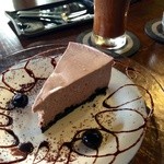 グリーンカフェ - 本日のケーキ、アサイーのチーズケーキ