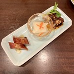 中国菜 オイル - 香港式チャーシュー/蕪菜の甘酢漬け/よだれ鶏