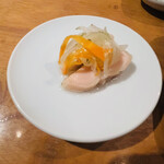 焼鳥 美鶏 - カルパッチョ ディルが効いてる