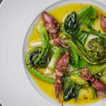 Vient - ホタルイカと山菜のアヒージョ仕立て