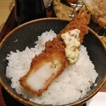 とんかつ けい太 - 海老フライオンザライス