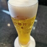 Sumibi Yakiniku Ushimatsu - ビール