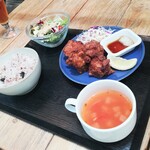 東京ビアホール&ビアテラス14 - 唐揚げ定食