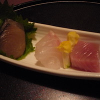 日月火 銀座店 - 刺身は色も変わって・・・残念