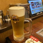 どんどん亭 - 生ビール