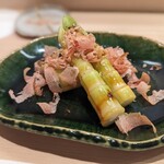 鮨みやもと - 姫竹（削り立ての鰹節）