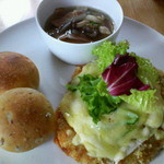 カフェモ・ルタオ - ハーブポークのカツレツ　1,365円　2013/08