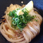 讃岐うどん 今雪 - ぶっかけ、アップ　重めの麺がナイス！旨い！