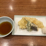 上野 味喜庵 - 穴子天ぷら１２００円。ホクホクの穴子は、いつもより美味しく感じました（╹◡╹）