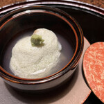 大和屋別荘 - 鱸若菜蒸し