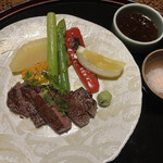 大和屋別荘 - 牛ヒレステーキ