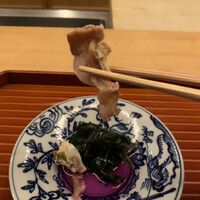 懐石 円相 - ホッキ貝箸上げ