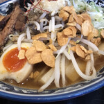 自家製麺 手もみラーメン 来楽軒 - 油！にぼしガッツ　アップ