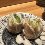 焼鳥の六角堂 - 野菜巻き