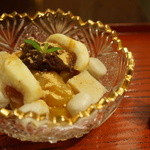 カグラザカマエダ レスキャリエ - 加賀白玉麩あんみつ（800円）
