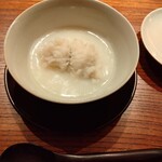 明寂 - 鱧。これだけチョイと残念だったかな。まだ鱧に味が乗りきってないよに思いました。