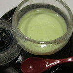 割烹 新多久 - 枝豆の冷製茶碗蒸し