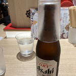 創業麺類元年 坂本龍馬が愛したラーメン食堂 - 瓶ビール(アサヒスーパードライ中瓶)