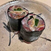 麻布十番 鮨 無銘 - イワシの巻物