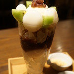 北斎茶房 - 白玉ぱふぇ（800円）