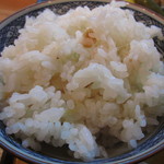 北新地 成司 - みょうが入りご飯