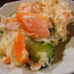 牛太郎 - 自家製のキレイなポテサラ＠100円