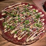 ラム肉酒場 ラムゴロー 神田南口店 - 「ラム肉のたたき」890円