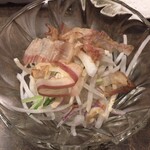 焼肉 スタミナ苑 - 大根サラダ