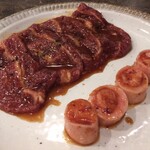 焼肉 スタミナ苑 - ツラミ　コリコリサンド
