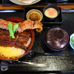 れすとらん北齋 - スペシャル膳　鰻と穴子の天麩羅丼