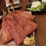 釣り魚の店舟武 - 必ず頼むアジフライとゴルゴンゾーラ入りポテトサラダ