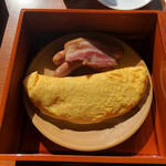 日本料理 嘉助 - 卵たっぷりオムレツ