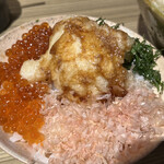 本町製麺所 本店 - いくら温玉天ごはん