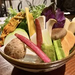Junkettou Kin Agu Shabushabu Kin - 種類豊富な県野菜たち♡