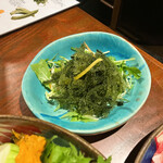 しゃぶしゃぶ金武 - 海ぶどうも！豚に巻いても○