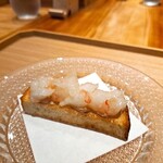 炭火割烹 白坂 - ⚫ボタン海老  フォアグラ  自家製ブリオッシュ