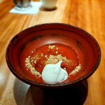 炭火割烹 白坂 - ⚫水餅 きなこ   福岡のマスカルポーネ