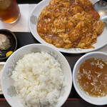 けん蔵 - 海老玉チリ定食