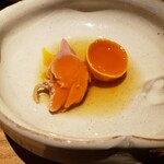 吾一 - 肝と玉紐の煮付け