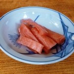 カフェプレイエル＆ギャラリーやましろ - 薬味の漬物