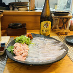 美優食 心 - カワハギの造り