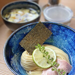 ラーメン ヴィレッジ カフェ - 昆布水つけ麺(醤油）