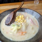 得得うどん - チャンポン　メニュー写真よりゴージャス